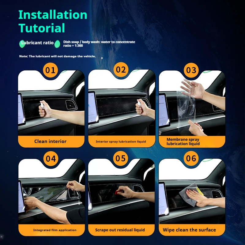 for lexus rx 2025 tpu transparent anti scratch car interior film sticker gear panel & center console protection for lexus rx 2025 tpu transparent anti scratch car interior film sticker gear panel & center console protection