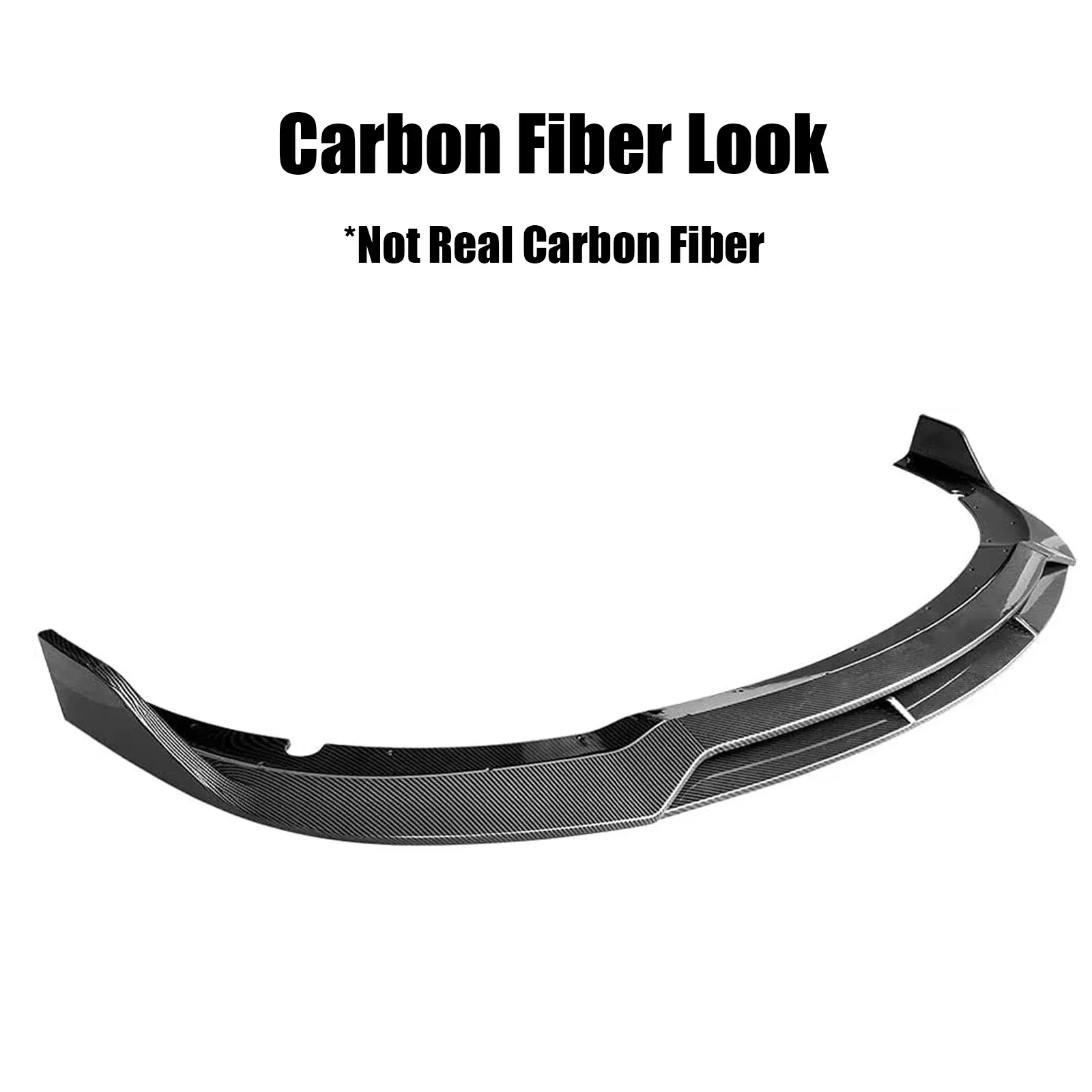 for dodge charger 2015 2023 srt style carbon fiber look glossy black front bumper lip splitter spoiler 4pieces air chin bodykit for dodge charger 2015 2023 srt style carbon fiber look glossy black front bumper lip splitter spoiler 4pieces air chin bodykit