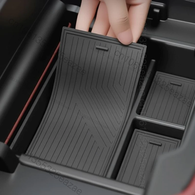 for jetour x70 plus 2025 2026 armrest storage box abs storage case behind screen custom fit car storage container for jetour x70 plus 2025 2026 armrest storage box abs storage case behind screen custom fit car storage container