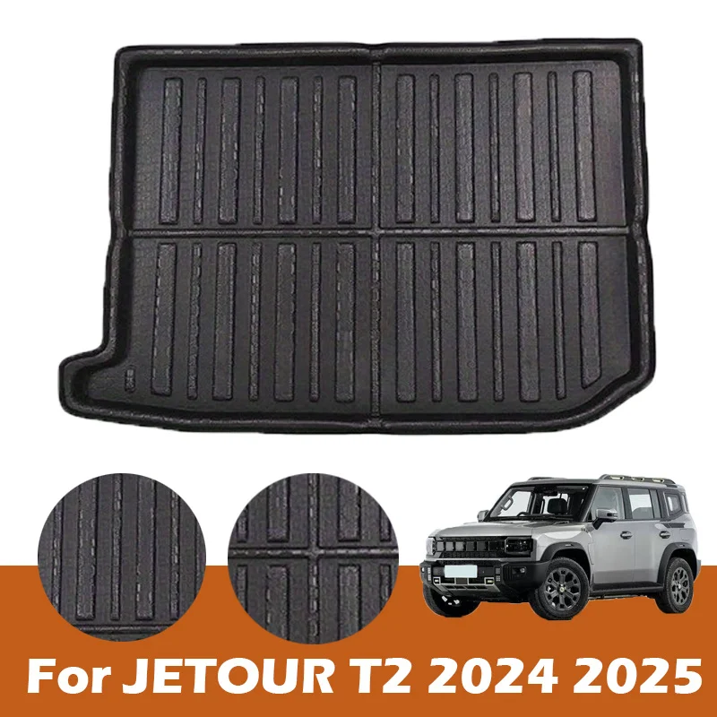 forjetour t2 2024 2025car trunk mat rear floor tray boot liner carpet cargo luggage pad mud stylings forjetour t2 2024 2025car trunk mat rear floor tray boot liner carpet cargo luggage pad mud stylings