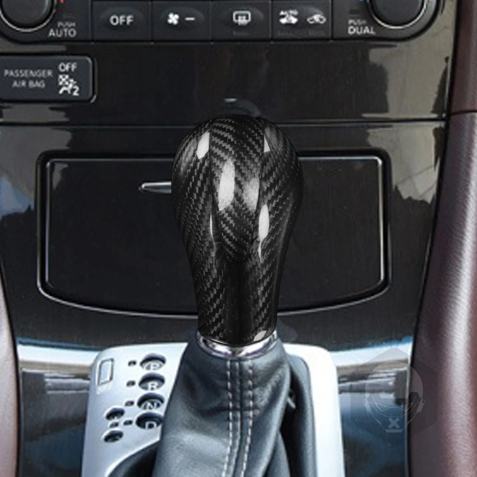for infiniti g35 g37 g25 q40 fx35 fx37 fx50 qx70 qx56 qx80 qx50 ex35 real dry carbon fiber gear shift knob cover car for infiniti g35 g37 g25 q40 fx35 fx37 fx50 qx70 qx56 qx80 qx50 ex35 real dry carbon fiber gear shift knob cover car