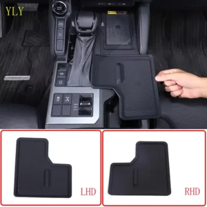 for toyota land cruiser prado 250 lc250 2024+ black car central control wireless charging silicone pad car interior accessories