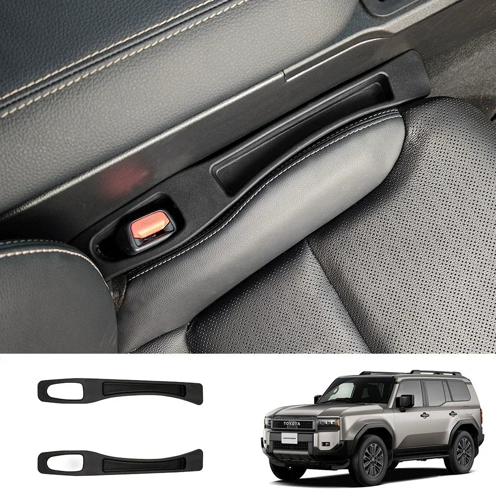 for toyota land cruiser 250 prado lc250 2024 2025 silica gel car front seat gap filler leak proof seat crevice storage organizer for toyota land cruiser 250 prado lc250 2024 2025 silica gel car front seat gap filler leak proof seat crevice storage organizer