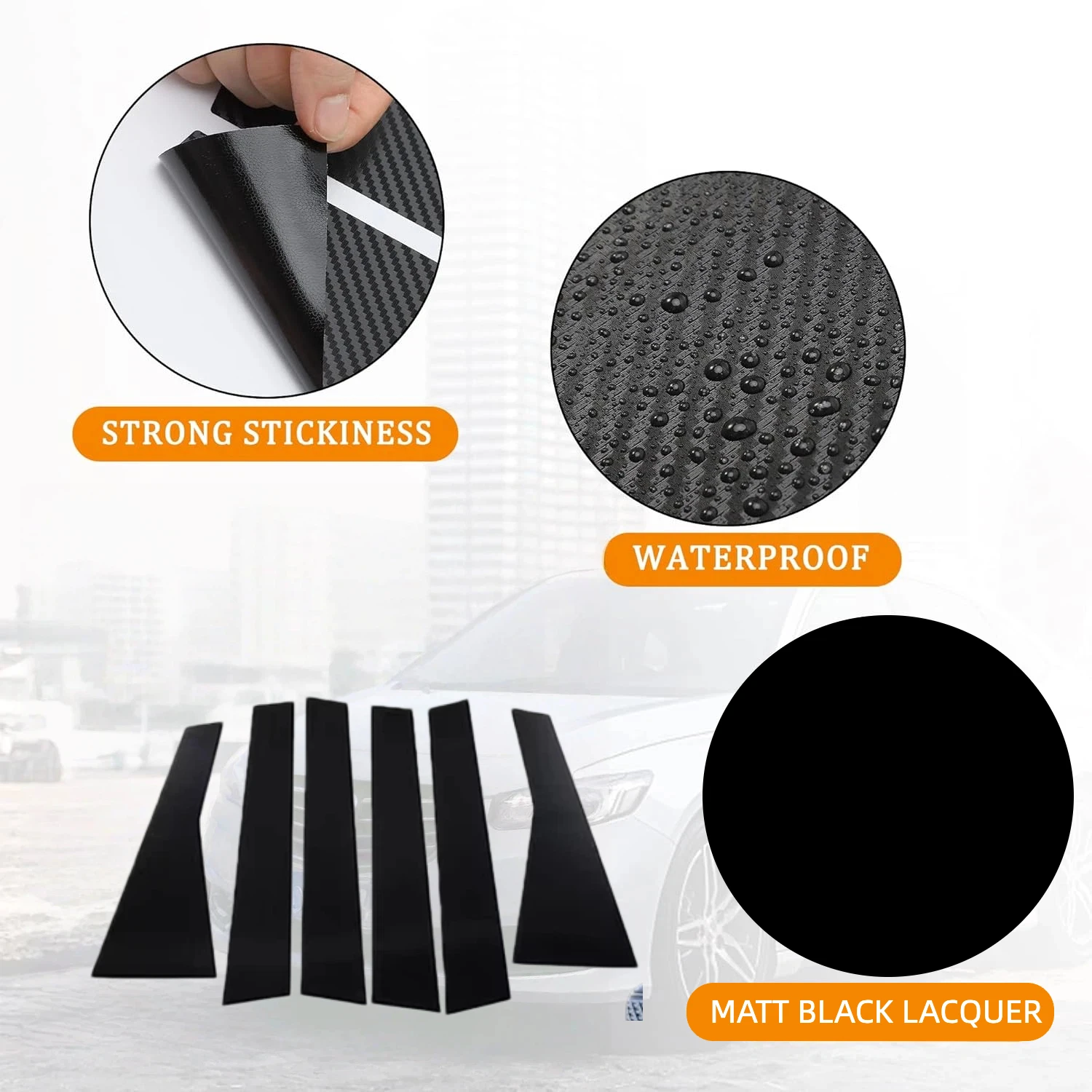 6pcs car window trim covers for changan cs75 plus gen.4 2024 2025 2026 c928 bc pillar sticker column protection film 6pcs car window trim covers for changan cs75 plus gen.4 2024 2025 2026 c928 bc pillar sticker column protection film