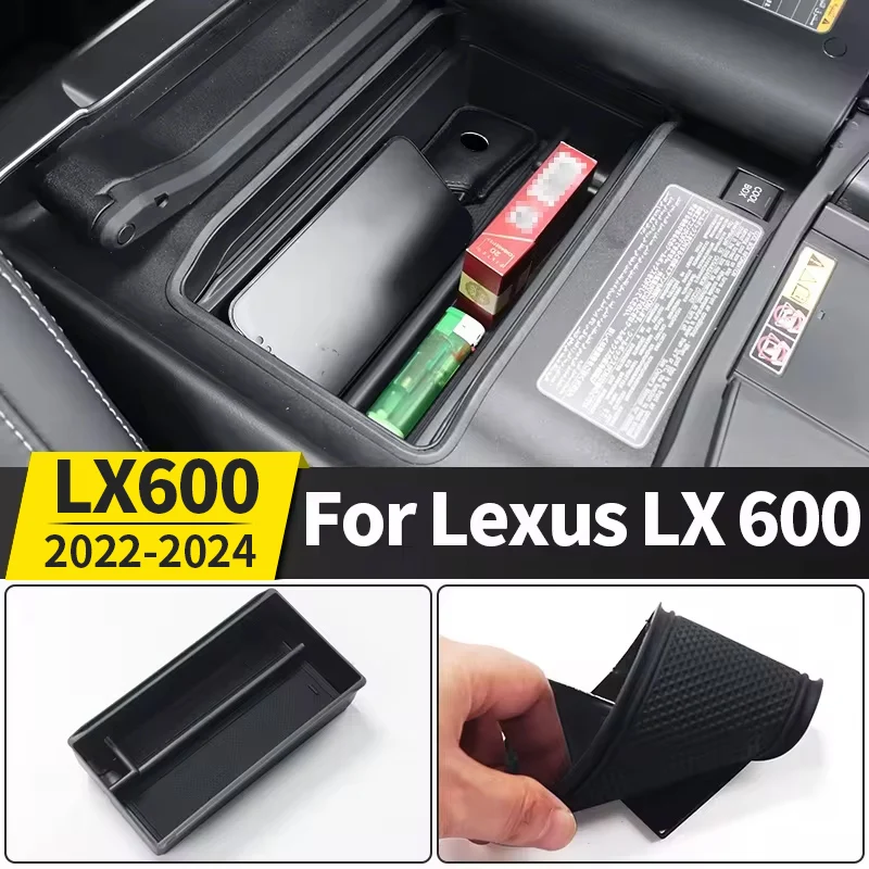 for lexus lx600 lx 600 2022 2023 2024 lx500d upgrade interior decoration accessories armrest storage box partition bracket tray for lexus lx600 lx 600 2022 2023 2024 lx500d upgrade interior decoration accessories armrest storage box partition bracket tray