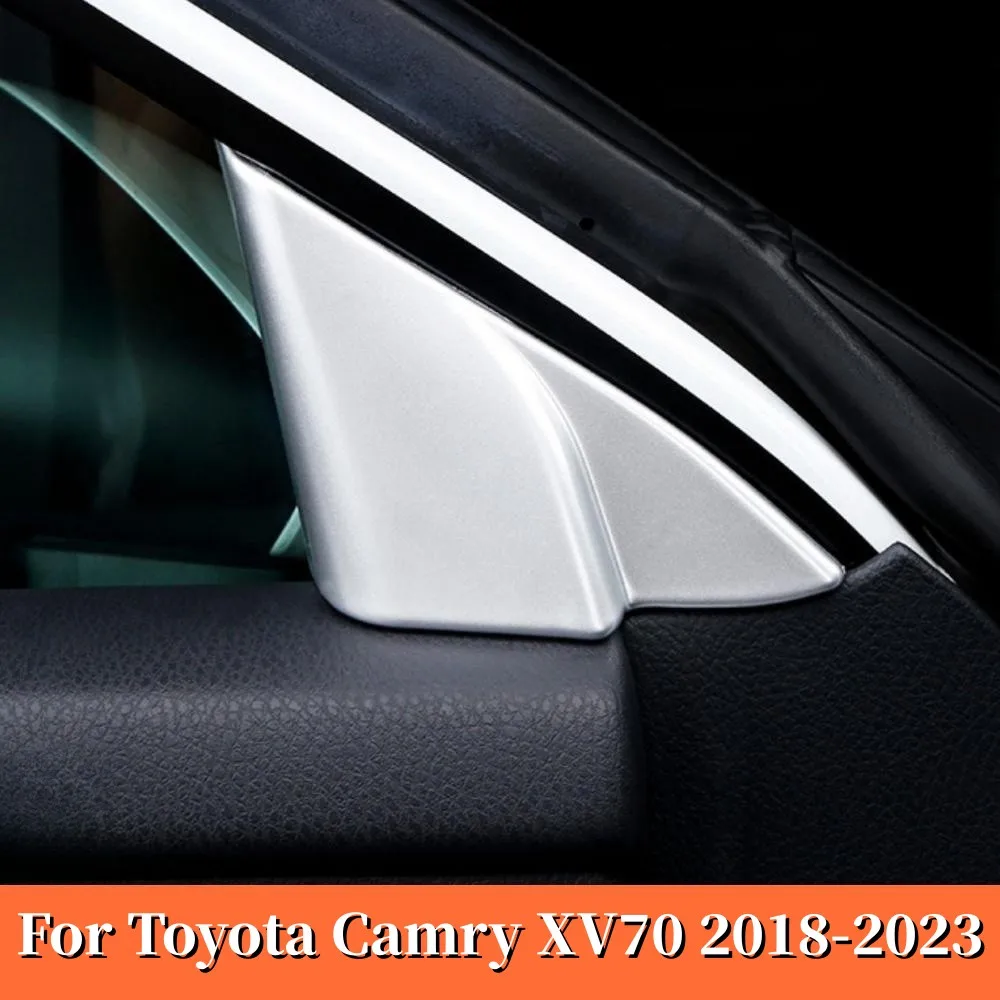for toyota camry 70 xv70 2018 2023 abs plastic carbon fiber car front door window inner triangle a colum cover stickers trim for toyota camry 70 xv70 2018 2023 abs plastic carbon fiber car front door window inner triangle a colum cover stickers trim