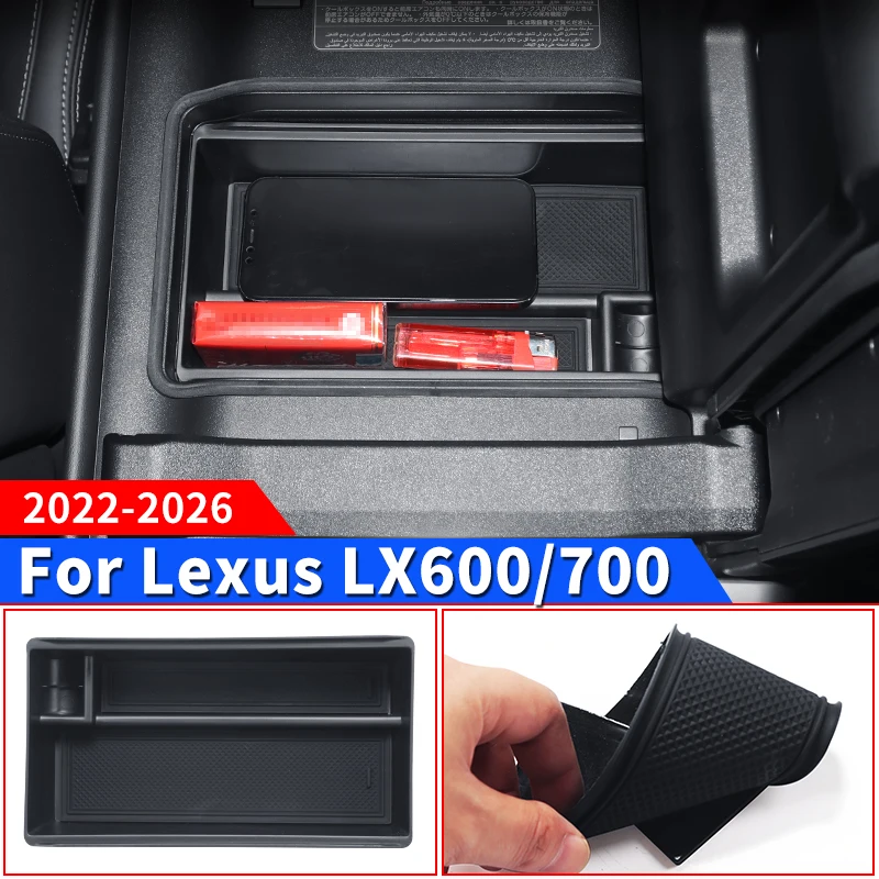 for toyota 2022 2026 lexus 600 700 lx600 lx700 center console armrest box layered storage organizer tray interior accessories for toyota 2022 2026 lexus 600 700 lx600 lx700 center console armrest box layered storage organizer tray interior accessories