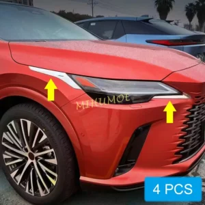 chrome headlight head light trims moulding for lexus rx 350 350h 450h+ 500h 2023 2024 2025