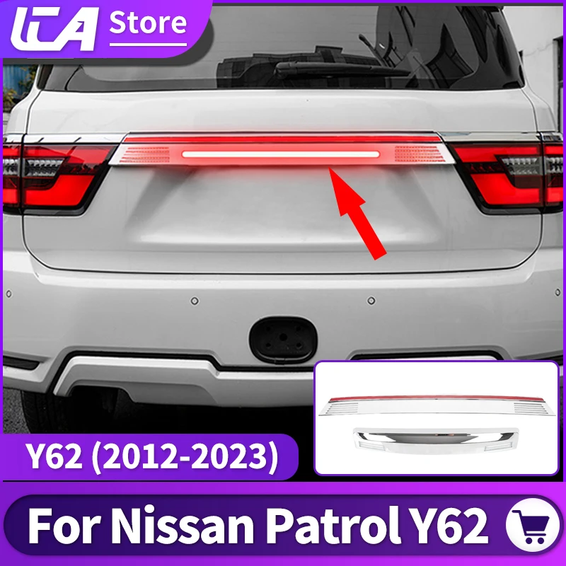 for nissan patrol y62 2015 2021 2020 2019 2018 exterior upgrade decoration accessories rear door led light brake warning lamp for nissan patrol y62 2015 2021 2020 2019 2018 exterior upgrade decoration accessories rear door led light brake warning lamp