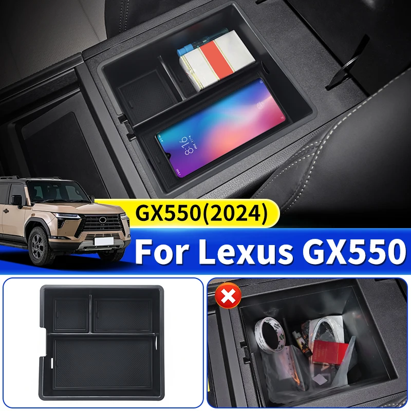 for 2024 lexus gx550 upgrade interior decoration accessories gx 550 center console armrest box storage box compartment tray for 2024 lexus gx550 upgrade interior decoration accessories gx 550 center console armrest box storage box compartment tray