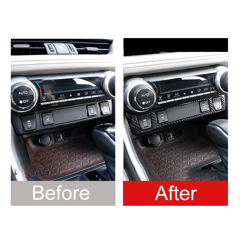 for toyota rav4 xa50 2019 2020 2021 2022 2023 2024 2025 hybrid abs car central control seat heat button cover trim for toyota rav4 xa50 2019 2020 2021 2022 2023 2024 2025 hybrid abs car central control seat heat button cover trim