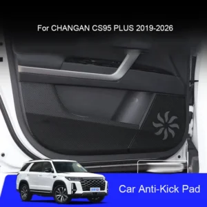 car b pillar door anti kicks protect pad pu leather for changan cs95 plus 2019 2026 trunk anti dirty scratch resistant accessory