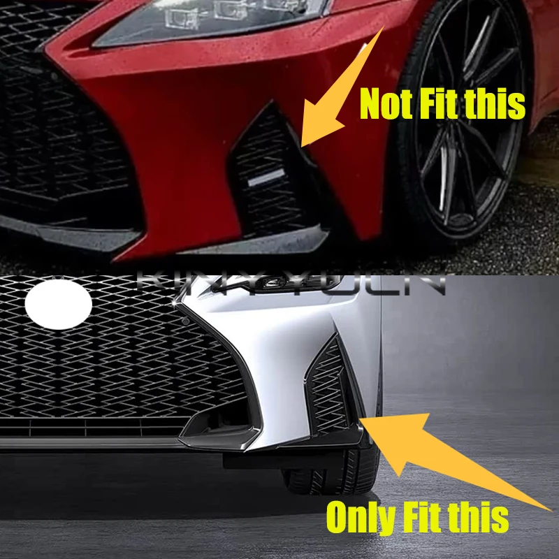 front bumper fog lamp cover grille for lexus is is250 is300 is350 is500 f sport f sport 2021 2022 2023 2024 fog light frame front bumper fog lamp cover grille for lexus is is250 is300 is350 is500 f sport f sport 2021 2022 2023 2024 fog light frame