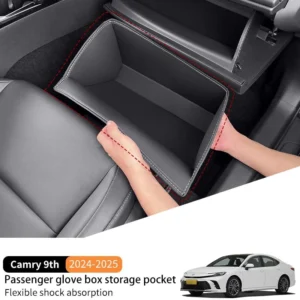 for toyota camry 9th 2024 2025 car glove box storage pocket anti slip organizer case scratch wear resistant interior accessories