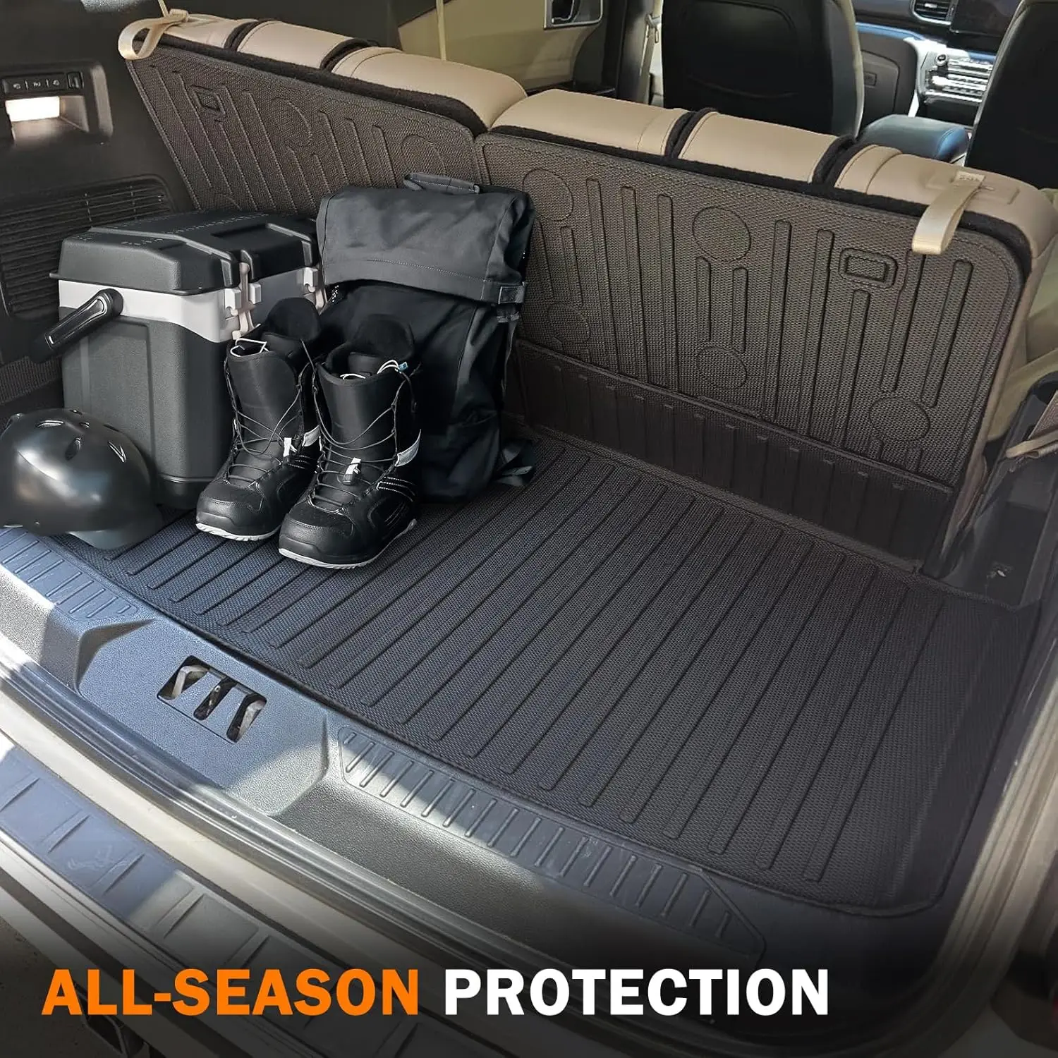 for ford explorer 2020 2025 tpe floor mats & trunk mat, all weather boot liners backrest mats tpe heavy duty pad for ford explorer 2020 2025 tpe floor mats & trunk mat, all weather boot liners backrest mats tpe heavy duty pad