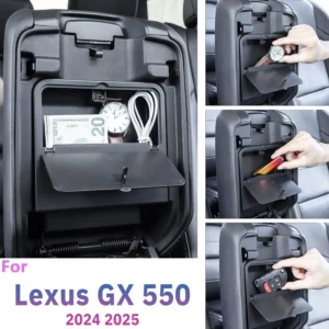 for lexus gx 550 2024 2025 hidden storage box armrest storage intimate item privacy storage organizer for gx550 accessories