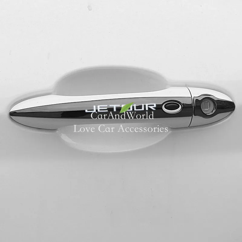 stainless steel car body door handle bowl frame cover protector trims interior moulding for jetour x70 2018 2022 stainless steel car body door handle bowl frame cover protector trims interior moulding for jetour x70 2018 2022