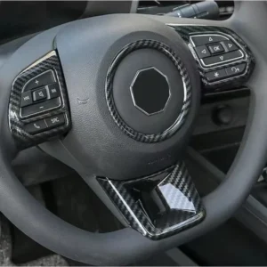 car styling trim interior steering wheel decorative sticker for mgzs mghs mg zs mg hs rx5 mg3 mg5 mg6 accessories