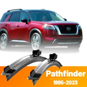 2pcs front windshield windscreen wiper blades carbon fibre wipers for nissan pathfinder r50 r51 r52 r53 1995 2023 2012 2020 2021