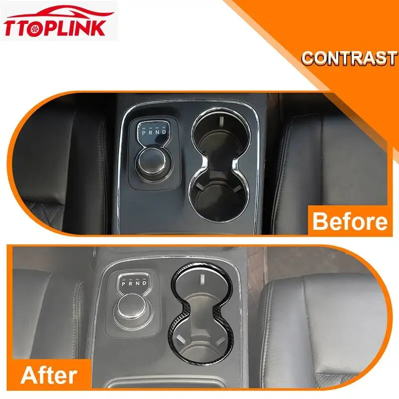 car interior front cup holder decorative ring cover for jeep grand cherokee 2011 2021 manual transmission car car interior front cup holder decorative ring cover for jeep grand cherokee 2011 2021 manual transmission car