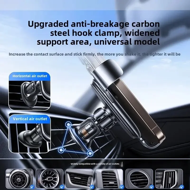 uyuxio wireless car charger air vent fast charging phone holder in car for iphone 16 pro max 15 14 12 13 samsung android phones uyuxio wireless car charger air vent fast charging phone holder in car for iphone 16 pro max 15 14 12 13 samsung android phones