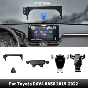for toyota rav4 xa50 2019 2020 2021 2022 screen car mobile phone holder gps bracket gravity mount support auto stand accessories