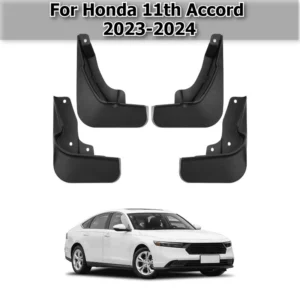 for honda 11th accord 2023 2024 car mud guard kit splash guards mudguards mudflaps with hardware kits accessory