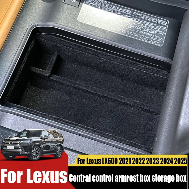 for lexus lx600 2021 2022 2023 2024 2025 central control armrest box storage box car interior storage accessories abs material for lexus lx600 2021 2022 2023 2024 2025 central control armrest box storage box car interior storage accessories abs material
