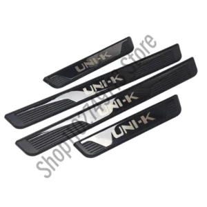 for chang an uni k unik 2020 2024 auto door sill plate trim abs+stainless steel threshold kick pedal scuff sticker car styling