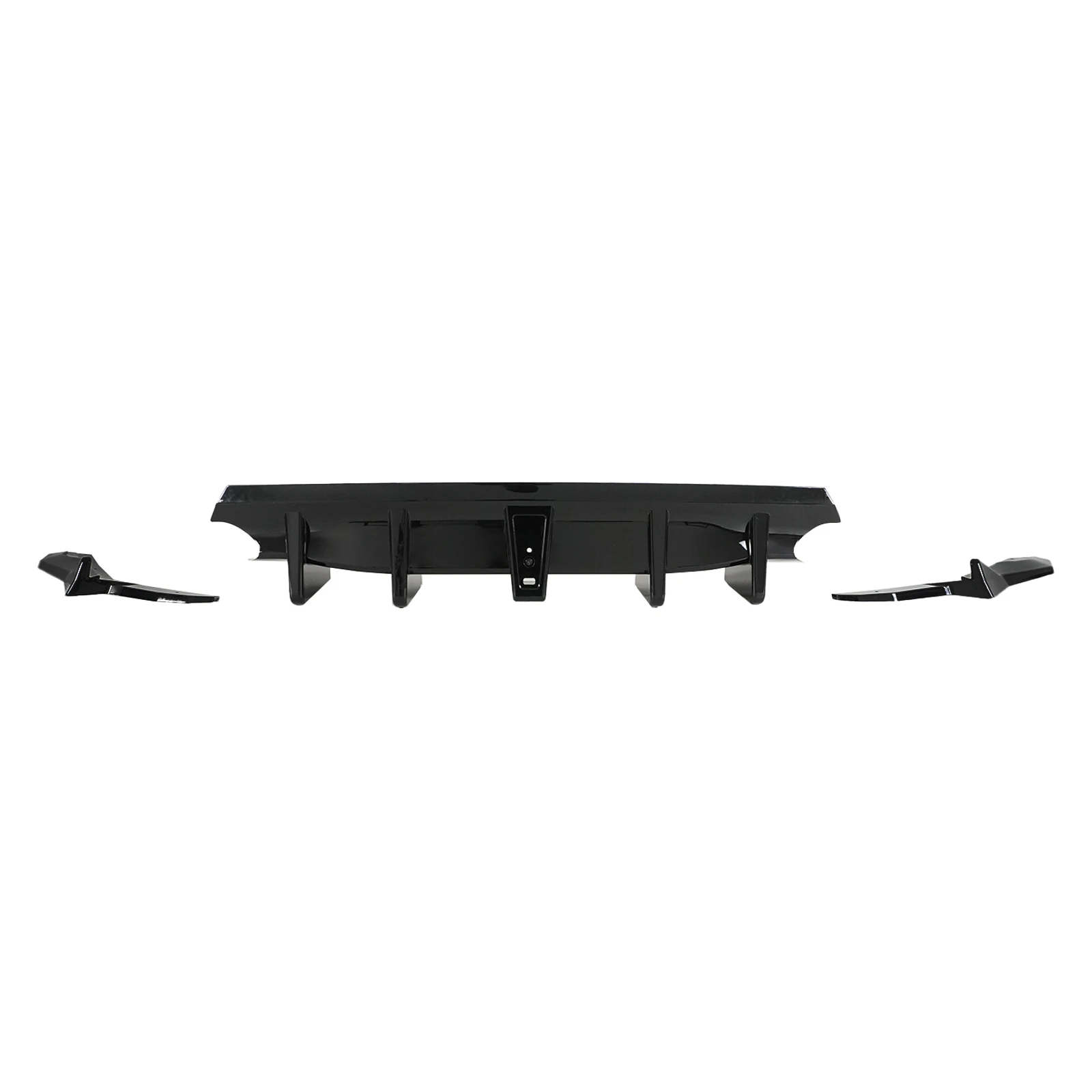 for lexus is300 is350 base f sport 2021 2025 car rear bumper diffuser w/led spoiler exterior parts glossy black for lexus is300 is350 base f sport 2021 2025 car rear bumper diffuser w/led spoiler exterior parts glossy black