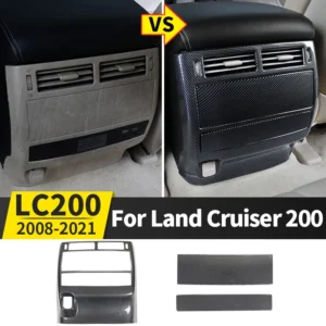 armrest box kickplate suitable for 2008 2021 land cruiser 200 rear air outlet decoration panel lc200 modification accessories