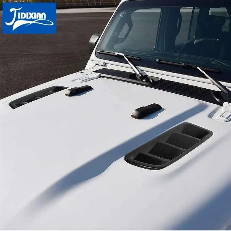 jidixian fit for jeep wrangler jl for gladiator jt 2018 2026 car engine hood air outlet decoration cover exterior jidixian fit for jeep wrangler jl for gladiator jt 2018 2026 car engine hood air outlet decoration cover exterior