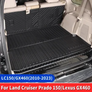 for toyota land cruiser prado lc150 150 2010 2023 lexus gx460 460 gx trunk mat interior accessories tpe seat back pad dust proof
