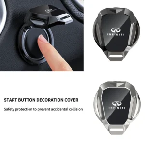car one click start protection cover auto interior accessories for infiniti q50 fx35 q30 g37 q70 qx70 g35 q60 qx50 qx60 qx80