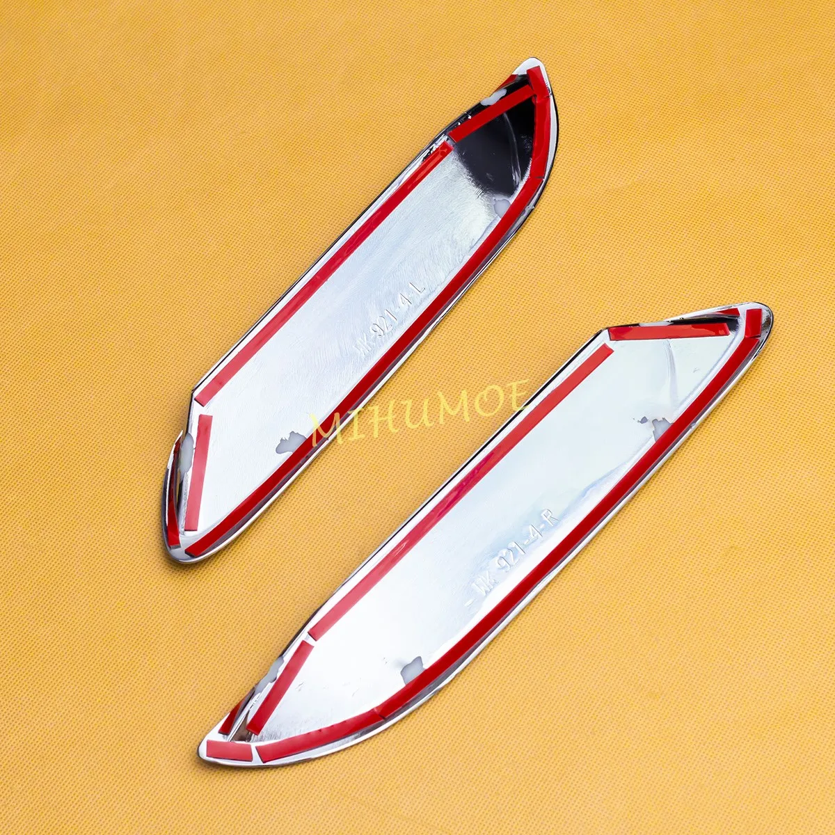 for lexus rx 350 350h 450h+ 500h 2023 2024 2025 rear bumper air vent covers decoration glossy chrome car for lexus rx 350 350h 450h+ 500h 2023 2024 2025 rear bumper air vent covers decoration glossy chrome car
