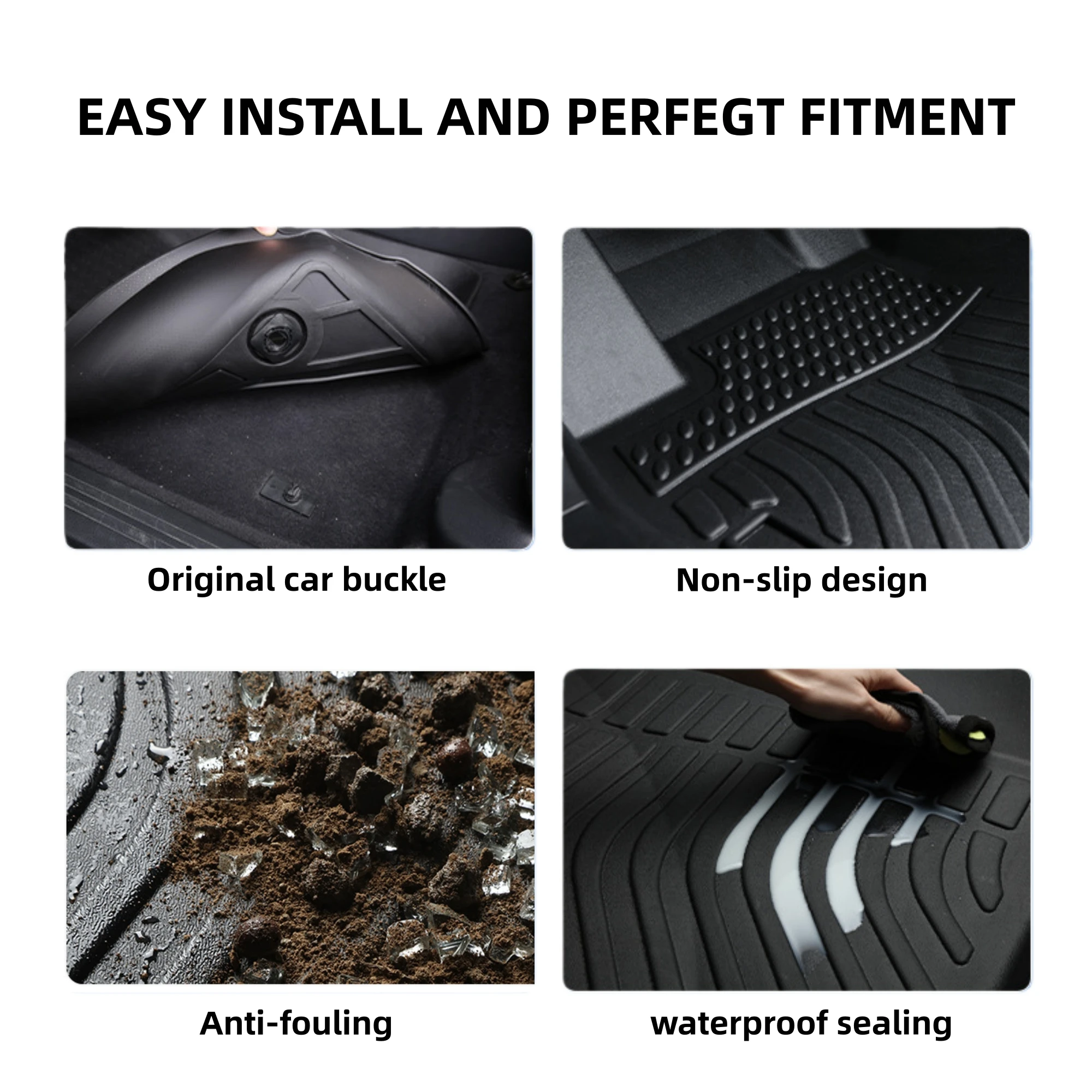 floor mats for changan cs75 plus fourth 2025 2026 all weather cargo liners protector waterproof non slip floor mats for changan cs75 plus fourth 2025 2026 all weather cargo liners protector waterproof non slip