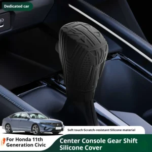 for honda 11th generation civic car silicone automatic gear shift knob cover tasteless antislip shifter knob protective cover