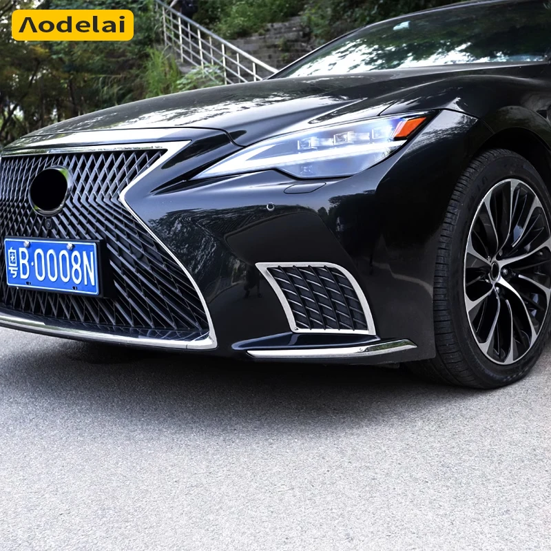 for 2021 2025 lexus ls500h front bumper grille side grille trim fog light trim car for 2021 2025 lexus ls500h front bumper grille side grille trim fog light trim car