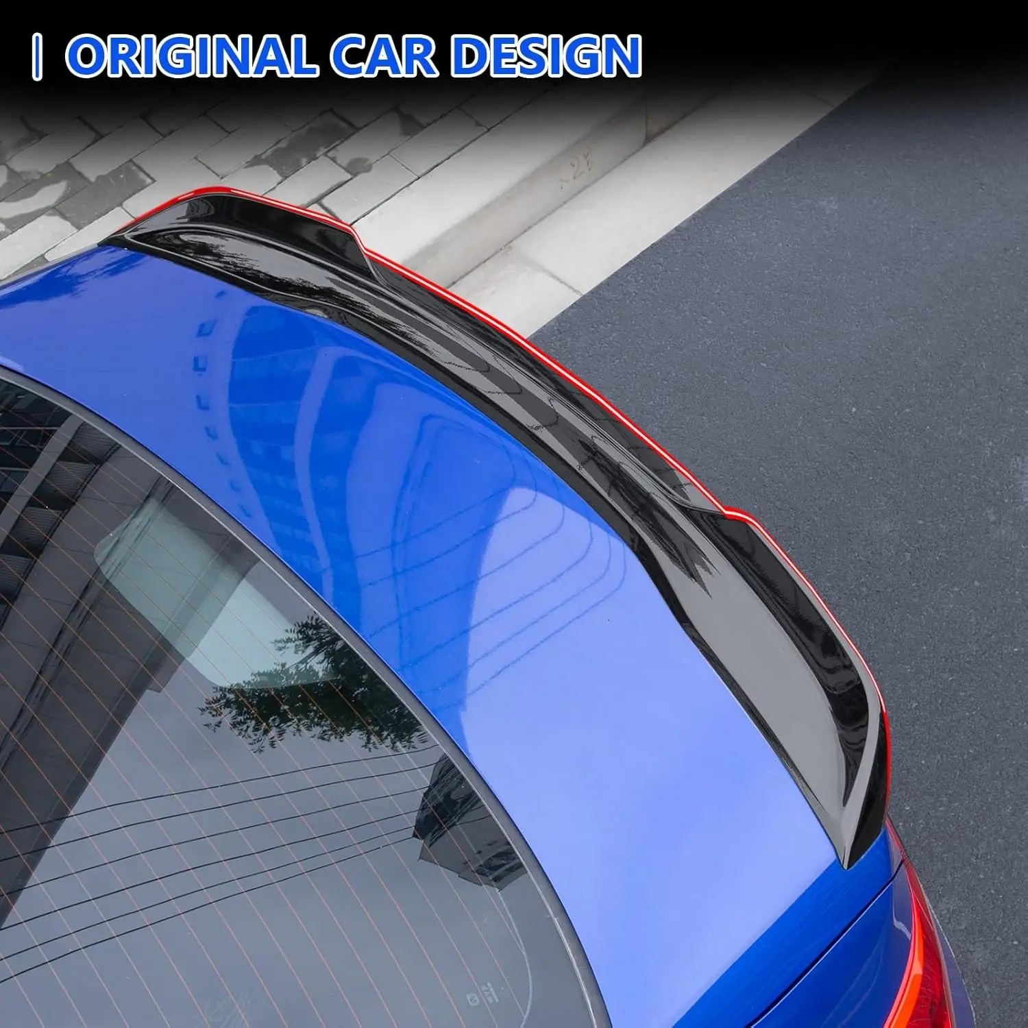 for honda civic 11th 2022 2024 rear spoiler sedan trunk spoiler abs lip spoiler wing replacement body kit tuning for honda civic 11th 2022 2024 rear spoiler sedan trunk spoiler abs lip spoiler wing replacement body kit tuning