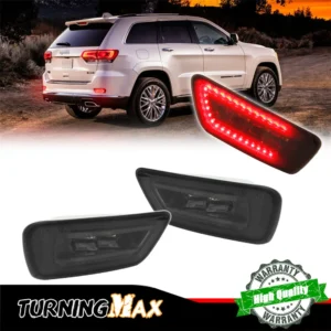 red led rear bumper reflector tail/brake lights rear fog lights for jeep grand cherokee wk2 compass for dodge journey 2011 up