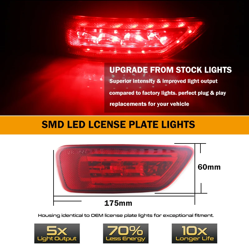 red led rear bumper reflector lights, tail/brake & rear fog lights for 2011 up jeep grand cherokee wk2, compass & dodge journey red led rear bumper reflector lights, tail/brake & rear fog lights for 2011 up jeep grand cherokee wk2, compass & dodge journey