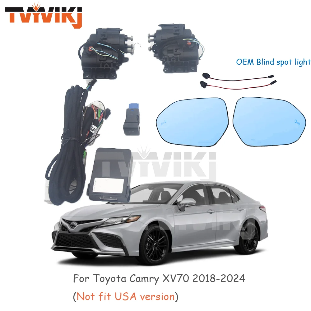 side rearview mirror auto folding motor upgrade kit module for toyota camry xv70 lhd 2018 2024 folding kit car mirrors side rearview mirror auto folding motor upgrade kit module for toyota camry xv70 lhd 2018 2024 folding kit car mirrors