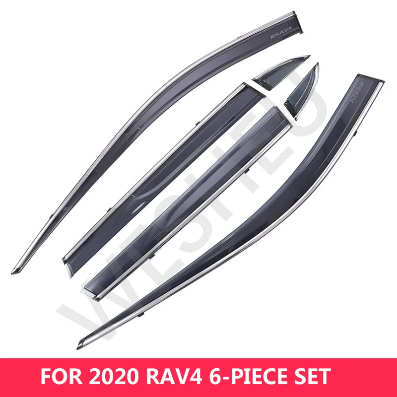 for toyota rav4 xa50 2020–2025 window visor extended version rain guards door window deflectors sun shade exterior for toyota rav4 xa50 2020–2025 window visor extended version rain guards door window deflectors sun shade exterior