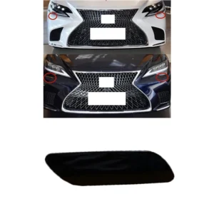 auto left or right front bumper headlight washer cover cap no paint for lexus ls ls350 ls500 2018 2019 2020 2021 2022