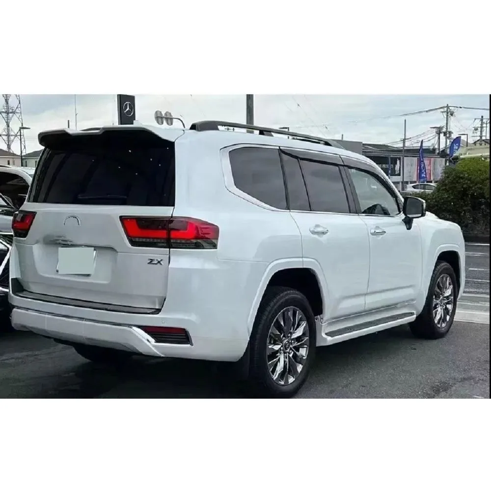 2pcs roof rail racks fits for toyota land cruiser lc300 j300 2022 2025 cross bars luggage carrier black aluminium 2pcs roof rail racks fits for toyota land cruiser lc300 j300 2022 2025 cross bars luggage carrier black aluminium