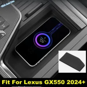 for lexus gx550 2024 center console wireless charger silicone protection pad gx 550 interior upgrade accessories modification