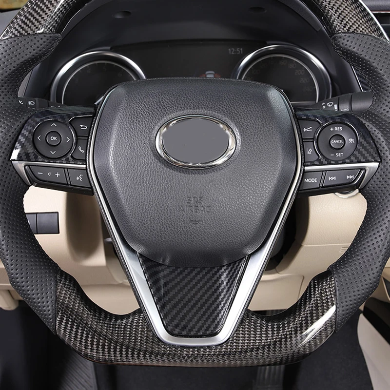 for toyota camry xv70 2018 2020 2023 lhd central console strip cover trim moulding interior abs carbon fiber for toyota camry xv70 2018 2020 2023 lhd central console strip cover trim moulding interior abs carbon fiber