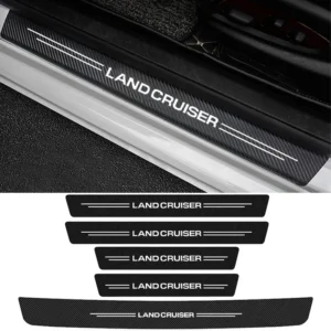 car door sill protector rear trunk bumper anti scratch stickers for land cruiser 200 j200 lc200 100 j100 lc100 door pedal strips