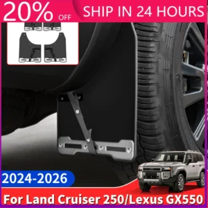 new for 2024 2025 land cruiser prado lc 250 j250,lexus 550h 550 gx front and rear wheel arch liner exterior modification accesso