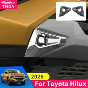 for toyota hilux 2026 pickup front fog lamp cover protective anti scratch durable abs car accessories automotive exterior parts